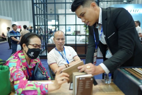 越南胡志明家具展览会展会现场图片