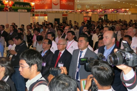 柬埔寨金边酒店用品及食品饮料展览会展会现场图片