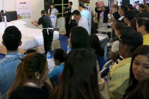 柬埔寨金边酒店用品及食品饮料展览会展会现场图片