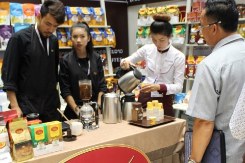 柬埔寨金边酒店用品及食品饮料展览会展会现场图片