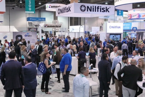 美国拉斯维加斯清洁设备、清洁用品展览会展会现场图片