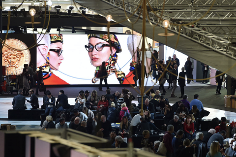 意大利米兰光学眼镜展览会展会现场图片