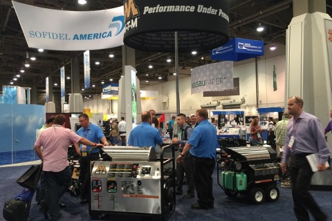 美国拉斯维加斯清洁设备、清洁用品展览会展会现场图片