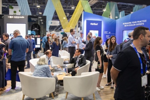 美国光学眼镜展览会展会现场图片