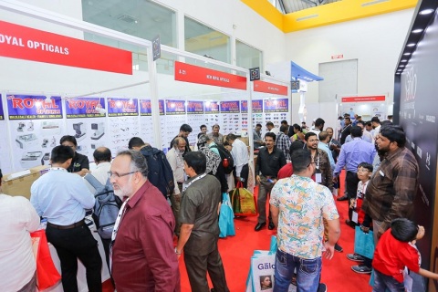 印度光学眼镜展览会展会现场图片