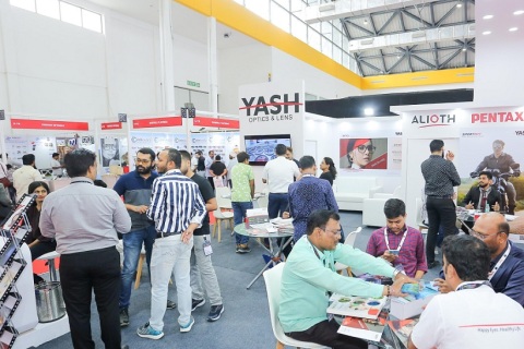 印度光学眼镜展览会展会现场图片