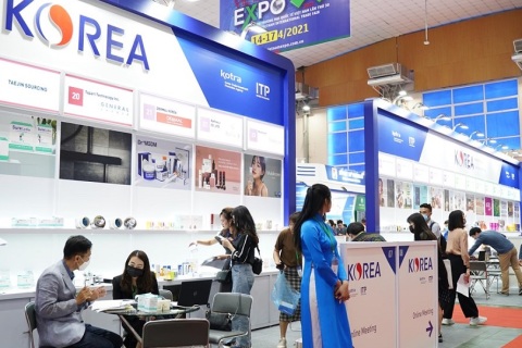 越南河内贸易展览会展会现场图片