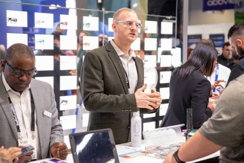 美国光学眼镜展览会展会现场图片