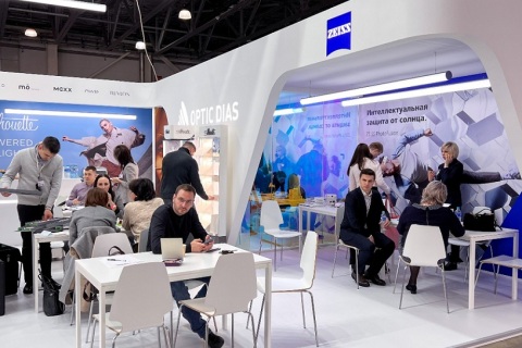 俄罗斯莫斯科光学眼镜展览会MIOF展会现场图片