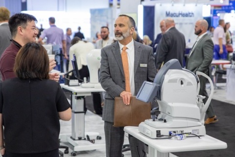 美国光学眼镜展览会展会现场图片