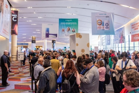 美国光学眼镜展览会展会现场图片