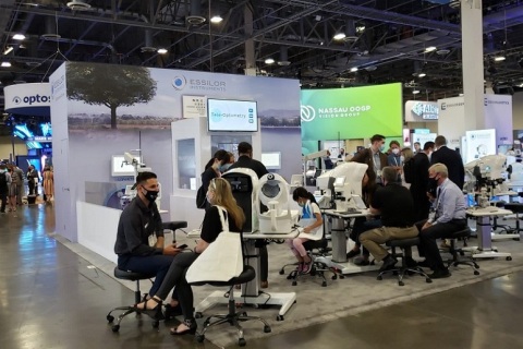 美国拉斯维加斯光学眼镜展览会展会现场图片