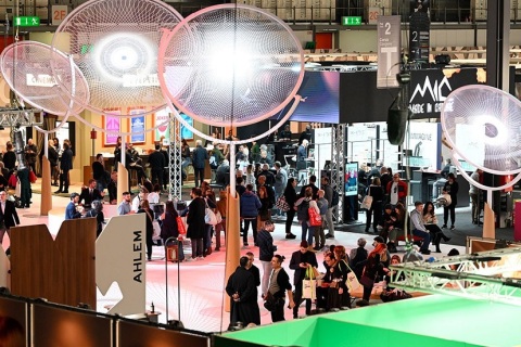 意大利米兰光学眼镜展览会展会现场图片