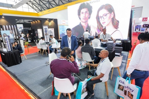 印度光学眼镜展览会展会现场图片