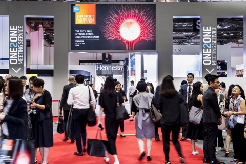 新加坡亚太免税展览与会议TFWA展会现场图片