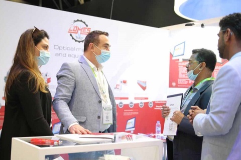 中东迪拜光学眼镜展览会展会现场图片