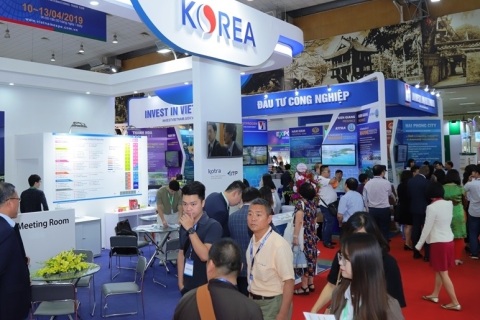 越南河内贸易展览会展会现场图片