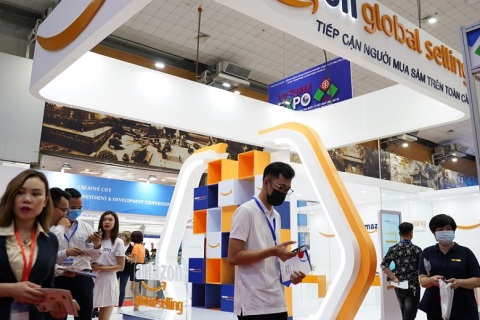 越南河内贸易展览会展会现场图片