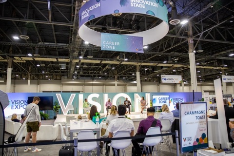 美国拉斯维加斯光学眼镜展览会展会现场图片