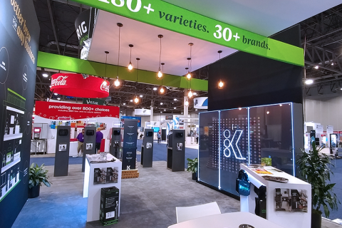 美国自动售货展览会展会现场图片