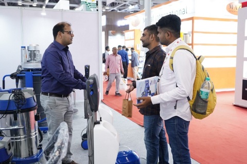印度孟买清洁设备展览会展会现场图片