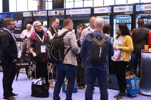 美国自动售货展览会展会现场图片