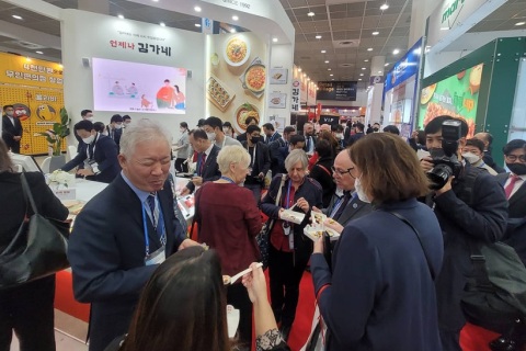 韩国首尔连锁加盟展览会展会现场图片