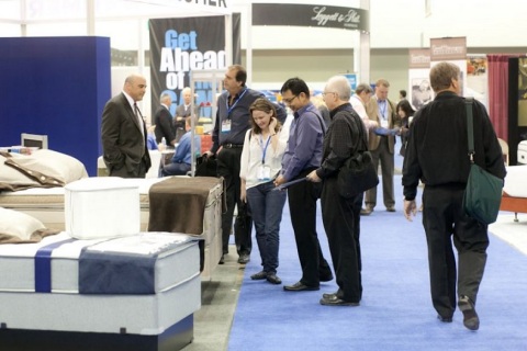 美国床垫睡眠展览会展会现场图片