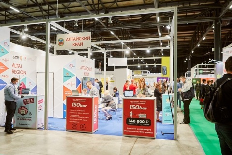 俄罗斯莫斯科连锁加盟展览会展会现场图片