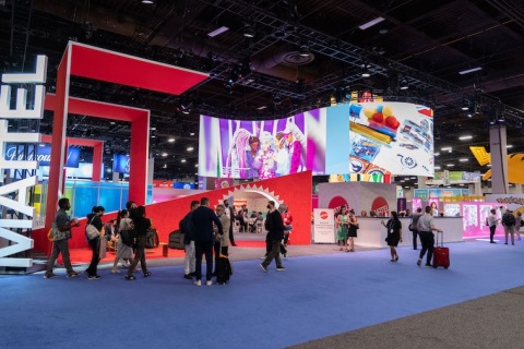 美国拉斯维加斯品牌授权展览会展会现场图片