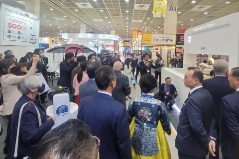 韩国首尔连锁加盟展览会展会现场图片
