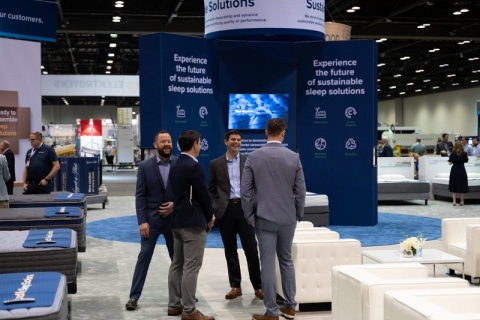 美国床垫睡眠展览会展会现场图片