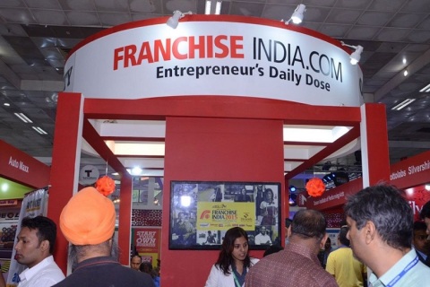 印度连锁加盟展览会展会现场图片