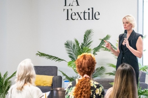 美国洛杉矶纺织服装面料展览会展会现场图片