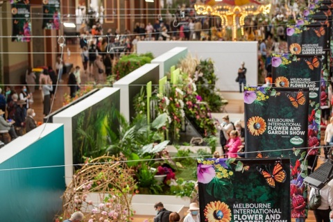 澳洲澳大利亚墨尔本花卉园林展览会展会现场图片