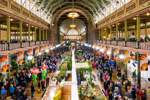 澳洲澳大利亚墨尔本花卉园林展览会展会现场图片