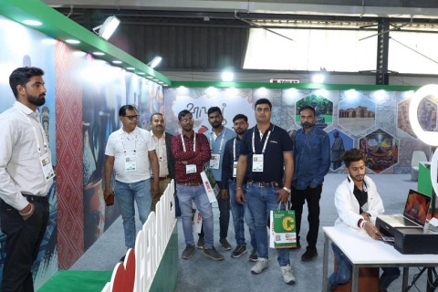 印度陶瓷工业展览会展会现场图片