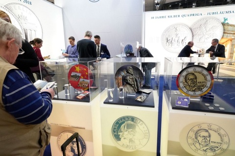 德国柏林世界钱币展览会展会现场图片