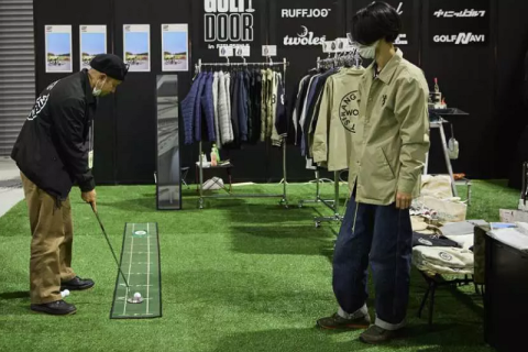 日本露营户外休闲用品展览会展会现场图片