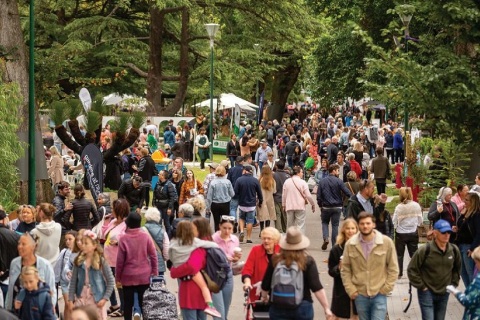 澳洲澳大利亚墨尔本花卉园林展览会展会现场图片