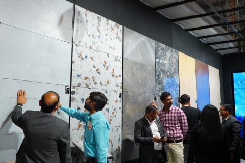 印度陶瓷工业展览会展会现场图片