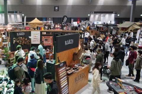 日本露营户外休闲用品展览会展会现场图片