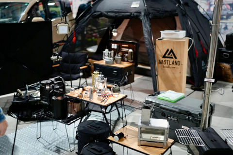 日本露营户外休闲用品展览会展会现场图片