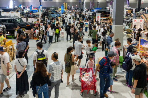 日本露营户外休闲用品展览会展会现场图片