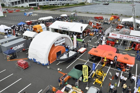 日本东京消防防灾展览会展会现场图片