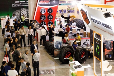 泰国亚洲轮胎展览会展会现场图片