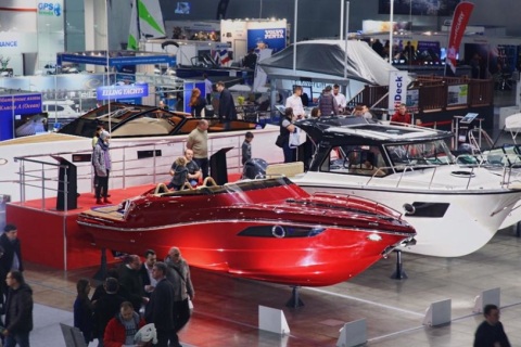 俄罗斯莫斯科游艇展览会展会现场图片