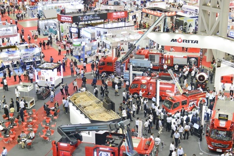 日本东京消防防灾展览会展会现场图片