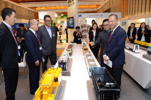 马来西亚亚洲铁路及轨道交通展览会展会现场图片