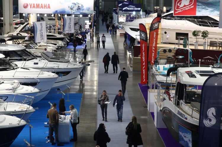 俄罗斯莫斯科游艇展览会